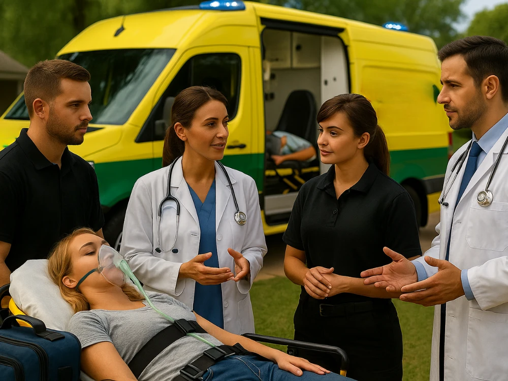 ambulancia uci, emergencia médica